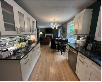 Kitchen — Open to Dining & Living — 1948 Oakdean Crescent, Ottawa