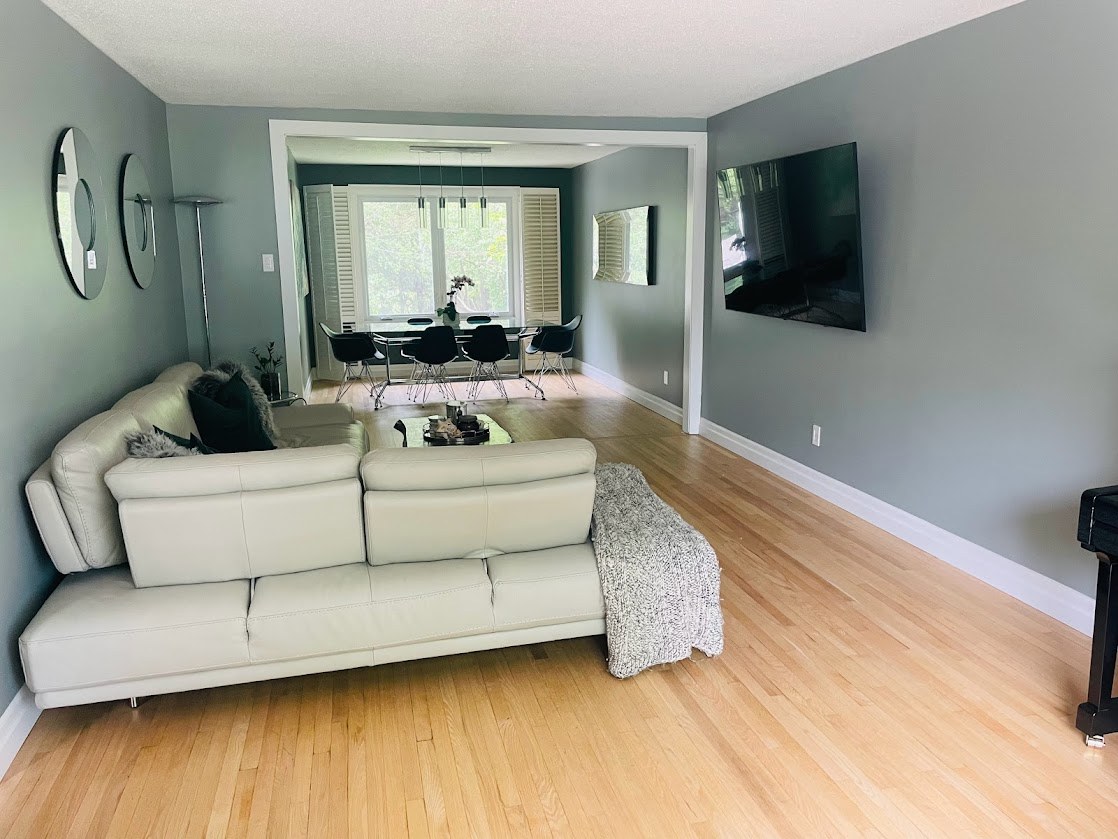 Living Room & Dining Room — 1948 Oakdean Crescent, Ottawa